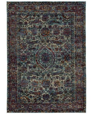 JHB Design - Andorra Pena Blue 3'3" x 5'2" Area Rug