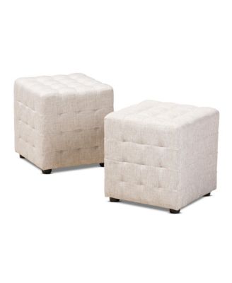 Furniture - Elladio Ottoman, Quick Ship