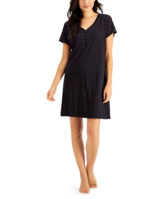 Charter Club - Printed Cotton Sleep Shirt