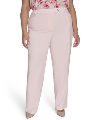 Calvin Klein - Plus Size Modern Fit Mid-Rise Straight Pants