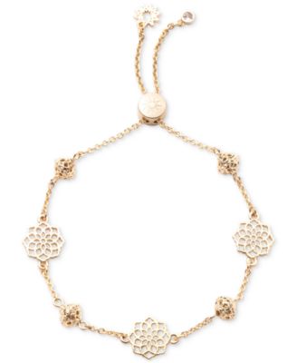 Marchesa - Gold-Tone Filigree Slider Bracelet