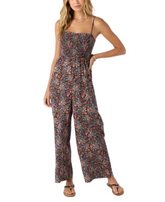 O'Neill - Juniors' Kaylane Smocked Jumpsuit