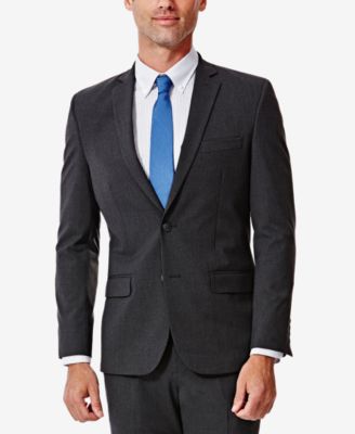Haggar - Men's 4-Way Stretch Slim-Fit Suit Jacket