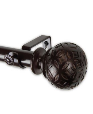 Rod Desyne - Odelia Curtain Rod 1" OD 28-48 inch - Black