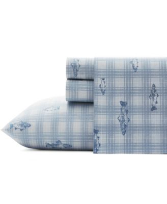 Eddie Bauer - Methow Plaid Sheet Set, Twin