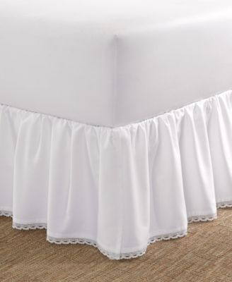 Laura Ashley - Crochet Ruffle King Bedskirt