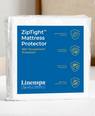 Linenspa - &nbsp;Signature Collection&nbsp;ZipTight Encasement Mattress Protector, Queen
