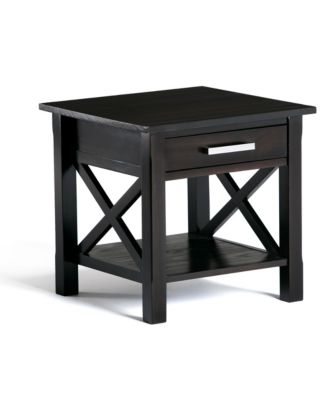 Simpli Home - Kitchener End Table, Quick Ship