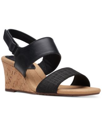 Clarks - Women's Kyarra Faye Slingback Wedge Sandals
