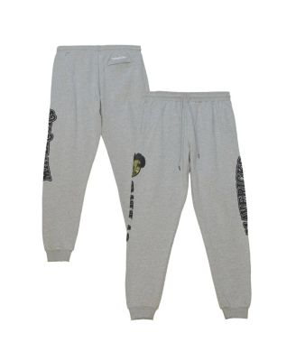 Mitchell & Ness - Men's Heather Gray Dallas Mavericks Ghost Green Camo Sweatpants