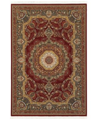 JHB Design - Paragon  Corsica Red 6'7" x 9'6" Area Rug