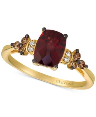 Le Vian - Rhodolite Garnet (1-3/4 ct. t.w.) & Diamond (1/6 ct. t.w.) in 14k Yellow Gold (Also Available in Rose Gold)