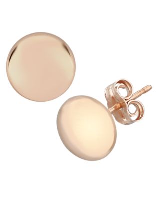 Macy's - Flat Ball Stud Earrings Set in 14k Rose Gold (5mm)