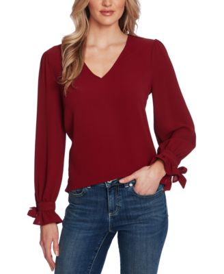 CeCe - Tie-Cuff Top
