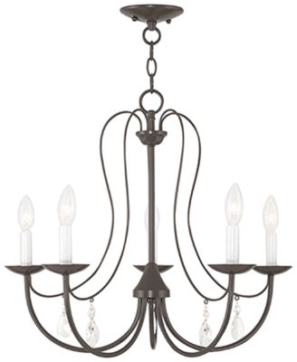 Livex - Mirabella 5- Light Metal Chandelier