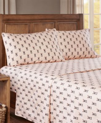 Sleep Philosophy - True North 4-Piece Cotton Flannel King Sheet Set