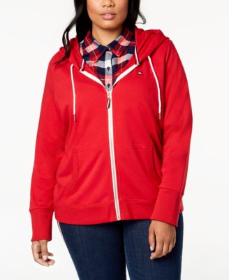 Tommy Hilfiger - Plus Size Zip-Front Hoodie