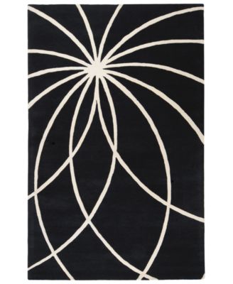 Surya - Forum FM-7072 Black 4' x 6' Area Rug