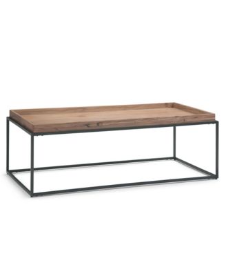 Simpli Home - Carter Coffee Table, Quick Ship