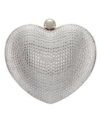 Nina - Crystal Embellished Heart Minaudiere
