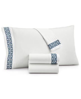 Hotel Collection - Chainlinks Queen Sheet Set, Created for Macy's