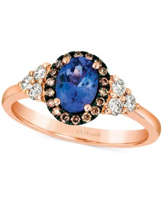Le Vian - Blueberry Tanzanite (5/8 ct. t.w.) & Diamond (3/8 ct. t.w.) in 14k Rose Gold