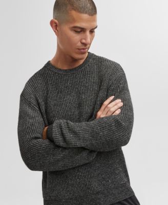 Mode of One - Men's Long-Sleeve Relaxed Crewneck Sweater