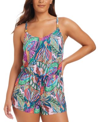 Beyond Control - Women's Leaf It To Me Blouson Romper