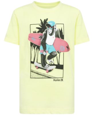 Hurley - Big Boys Monkey See Graphic Short-Sleeve T-Shirt