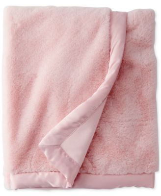 Carter's - Baby Girls Plush Faux-Fur Blanket