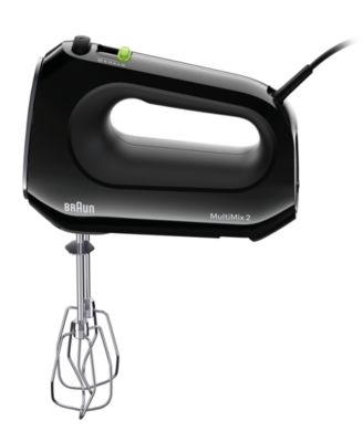 Braun - Multimix2 5-Speed 250-Watt Hand Mixer, Black