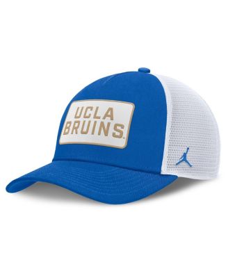 Jordan - Men's Blue/White UCLA Bruins 2025 On-Field Rise Patch Trucker Adjustable Hat